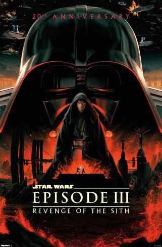 Star Wars Revenge of the Sith 20th Anniversary Matt Ferguson Poster - Shop All Star Wars